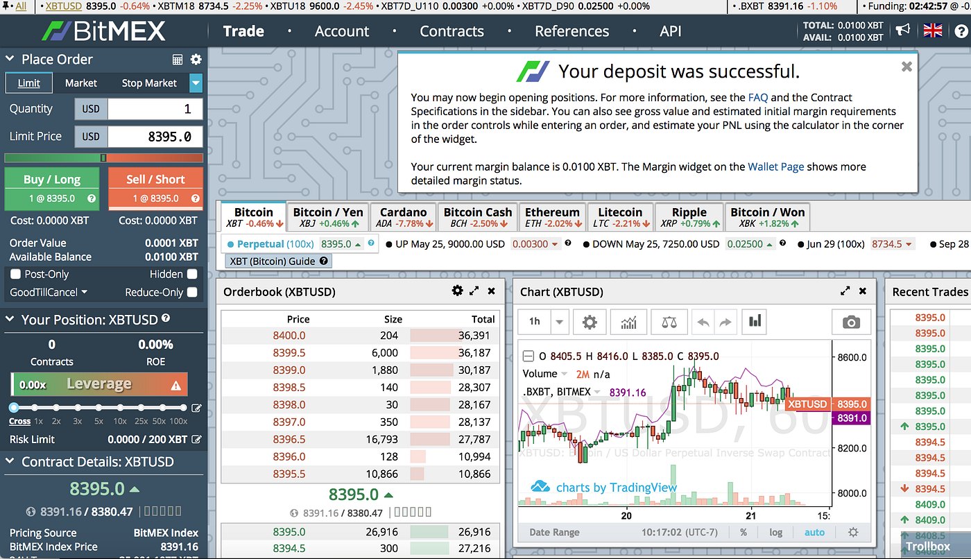BitMEX Test-Net — Allowing you to make cryptocurrency trades without depositing money. / BitMEX Test-Net