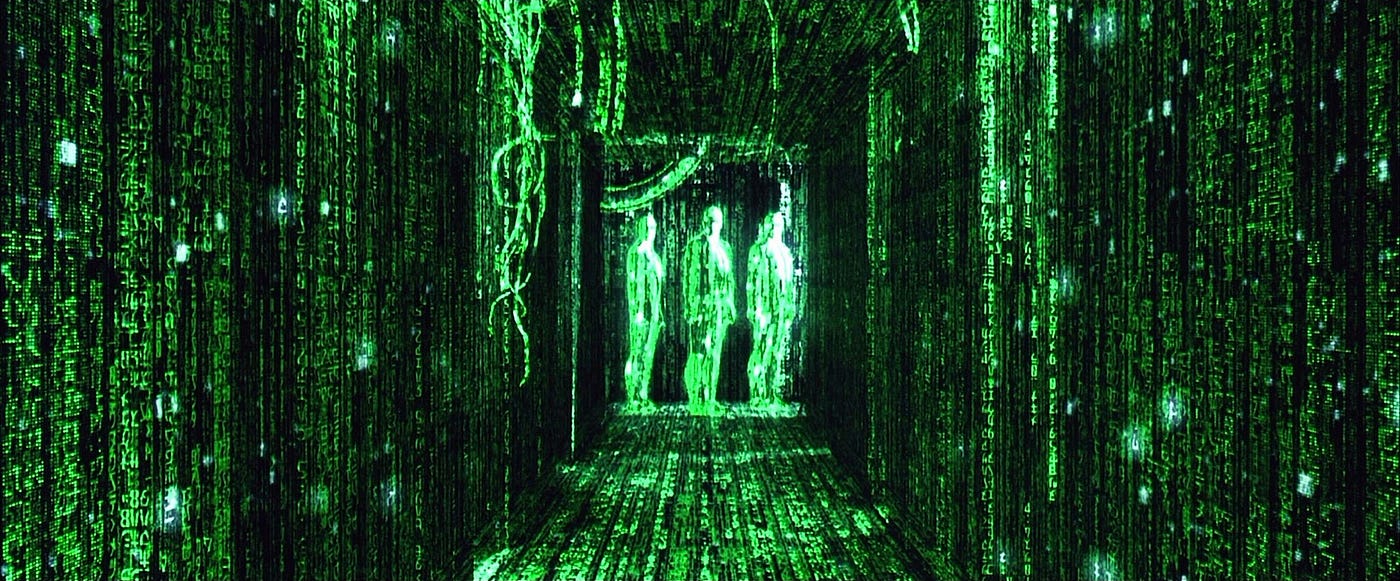 “The entire virtual construct of the Matrix is composed of a green digital code.” / Fandom By Wikia